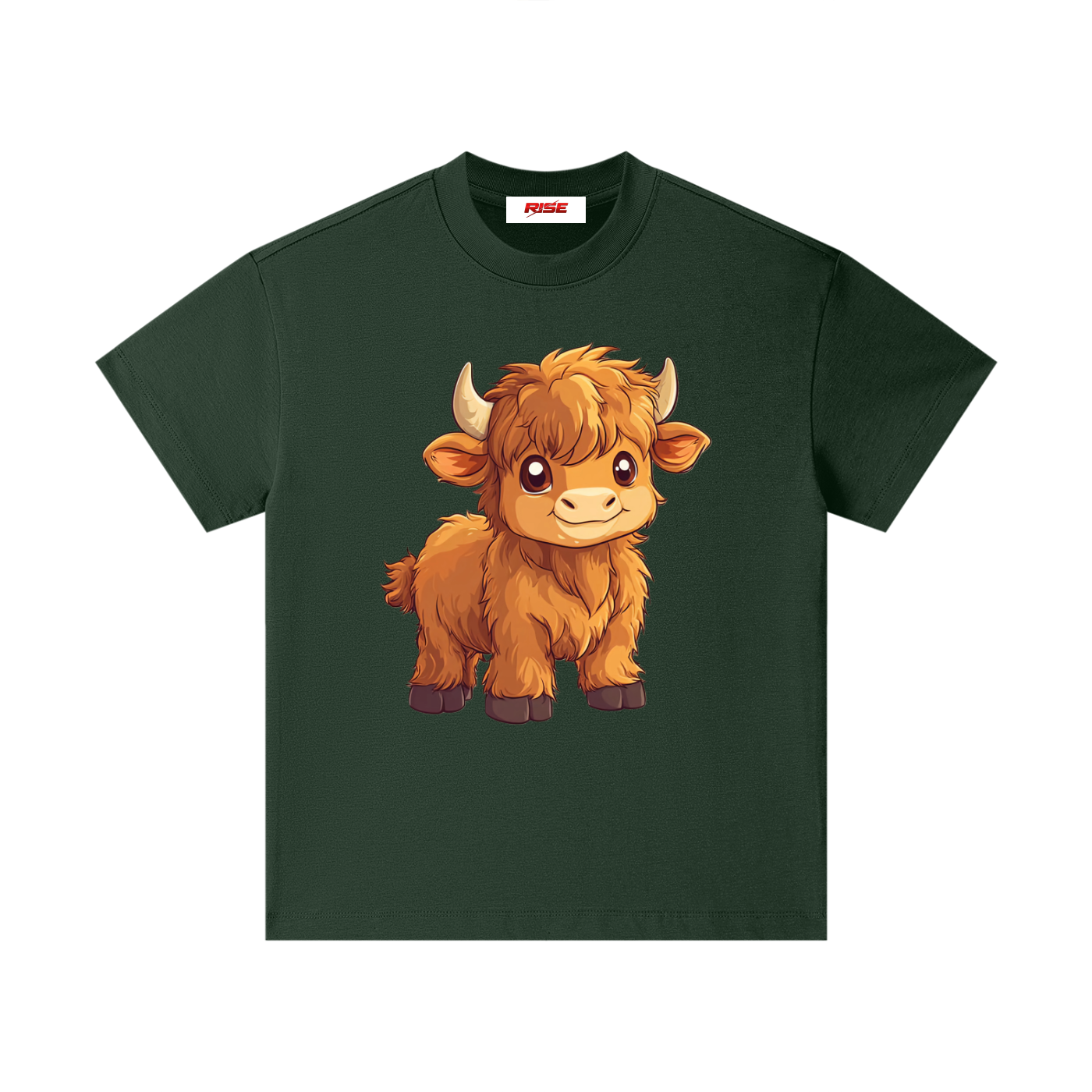 Kids Cotton Essential T-Shirt - Highland Cow
