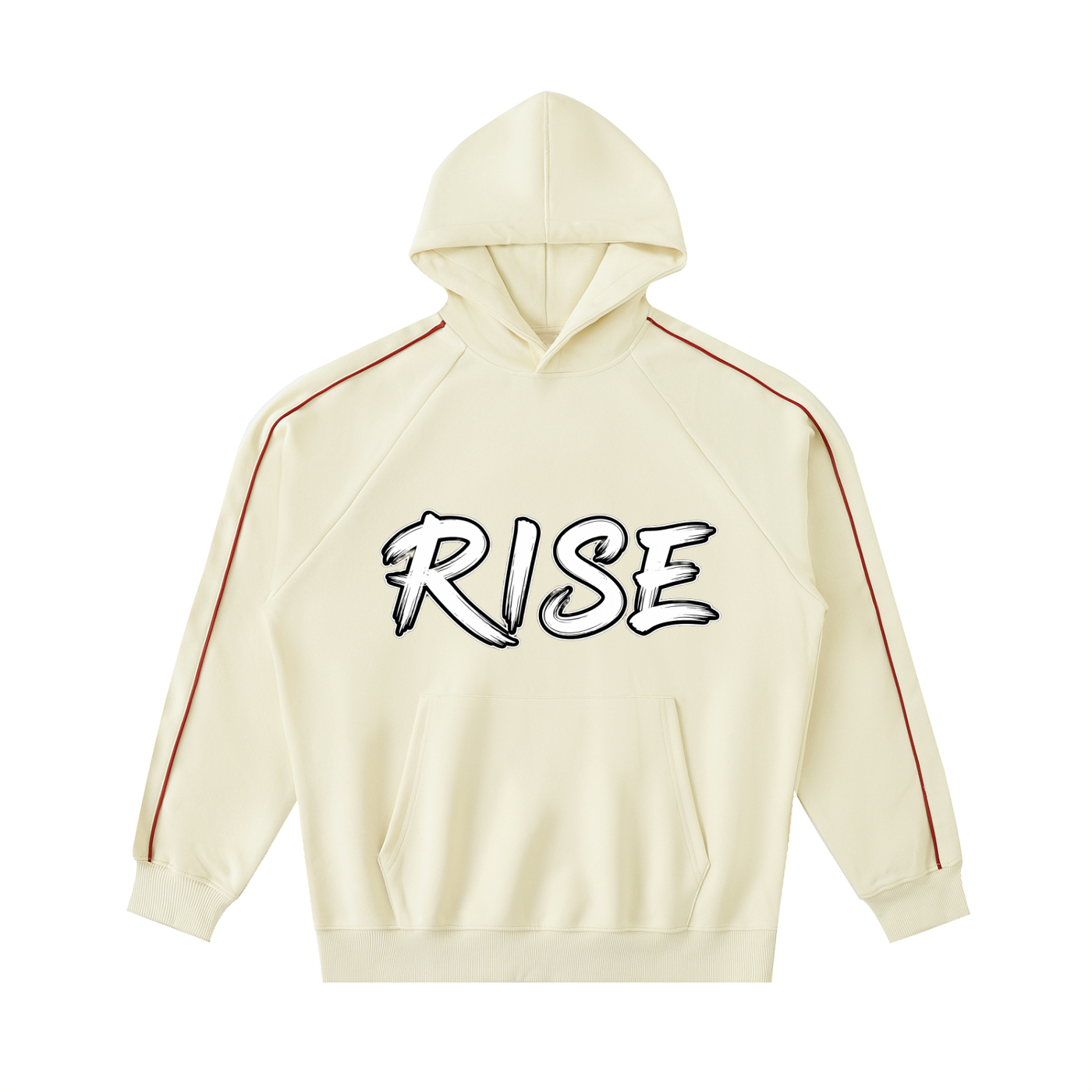 Contrast Piping Hoodie - Elevate Your Grind