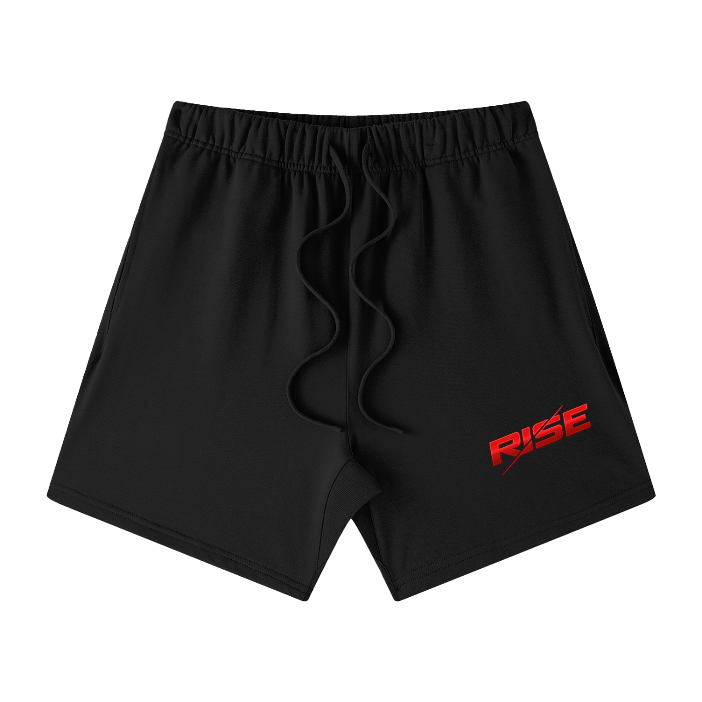 Men's Loose Fit Cotton Shorts - Red