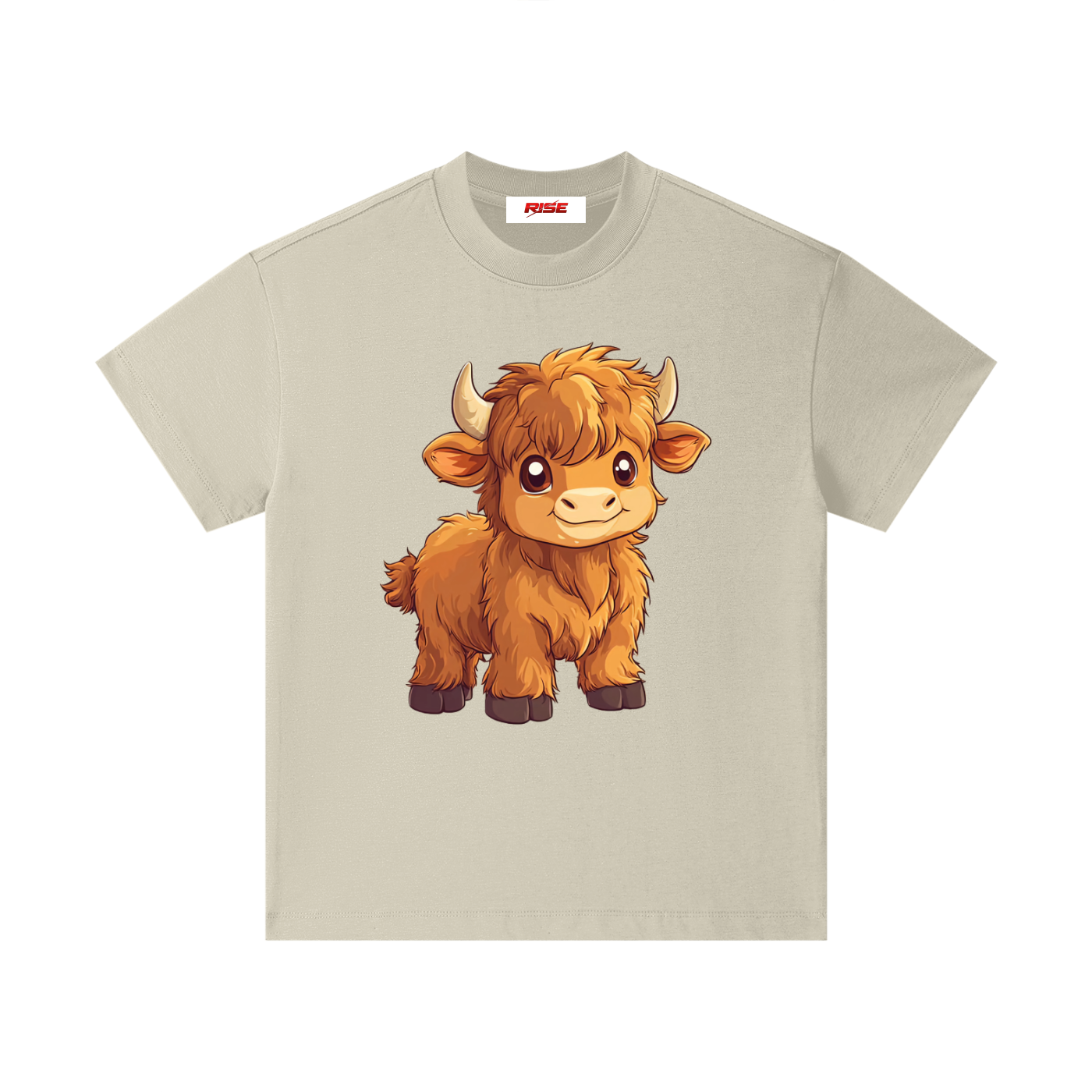 Kids Cotton Essential T-Shirt - Highland Cow