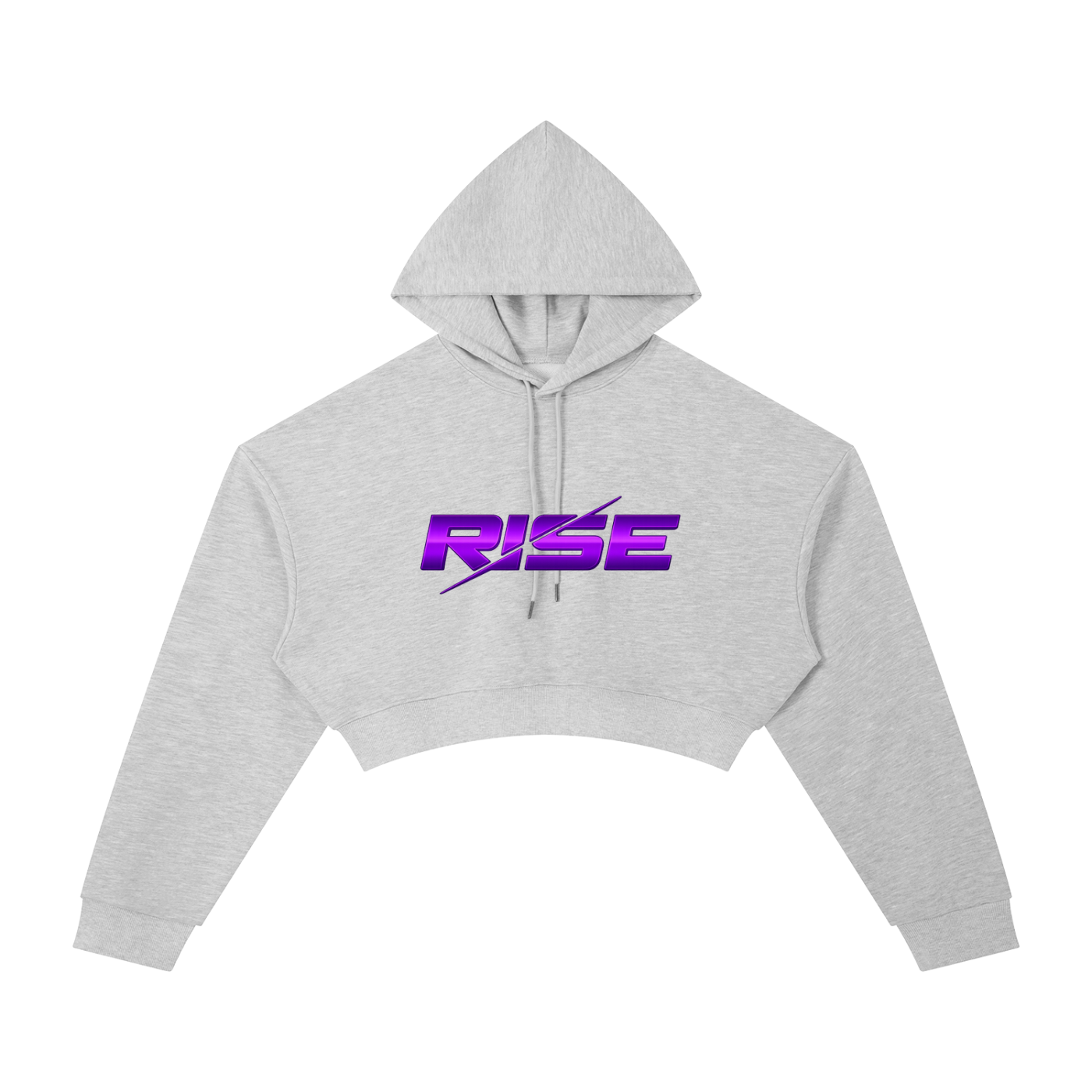 Rise Women's Cropped Hoodie - Purple