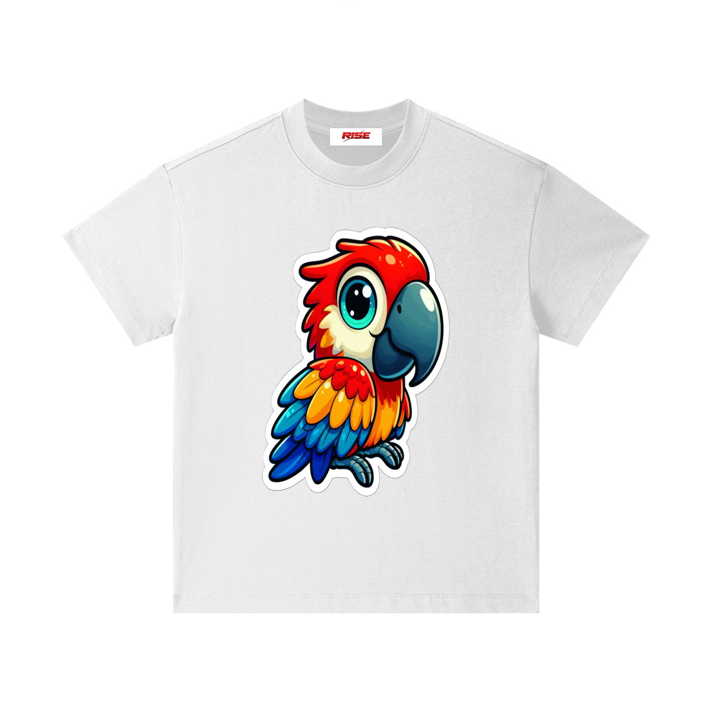 Kids Cotton Essential T-Shirt - Parrot