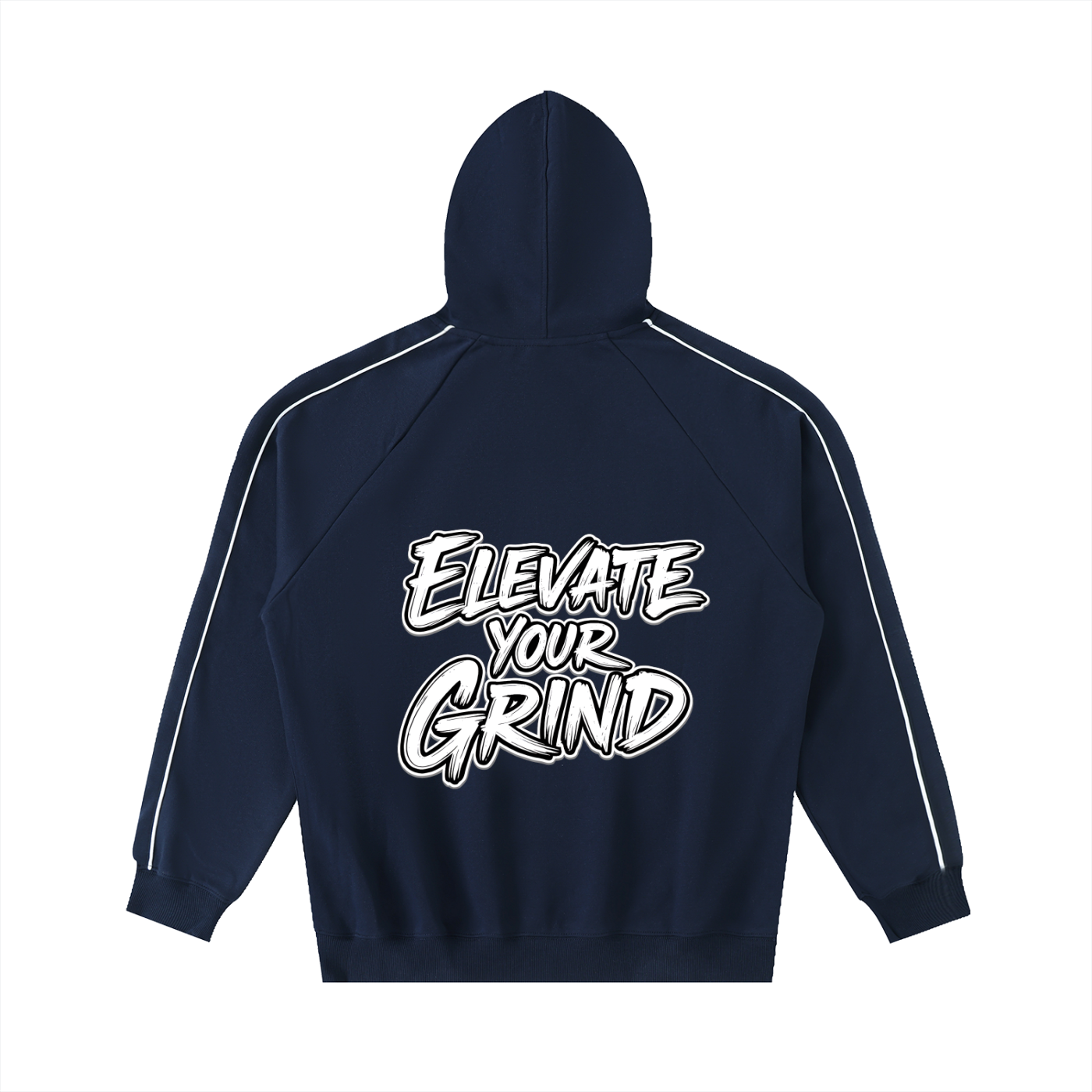 Contrast Piping Hoodie - Elevate Your Grind