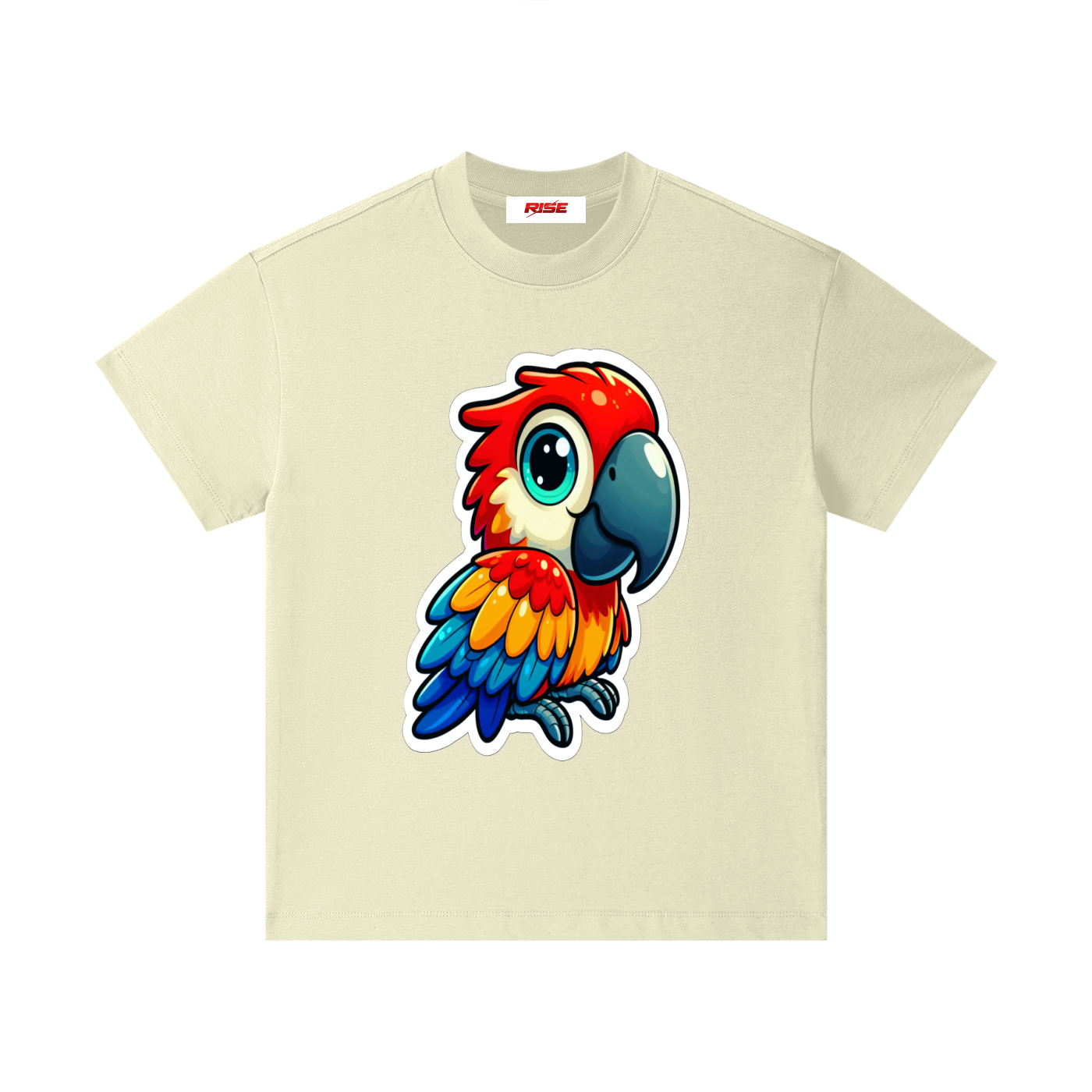 Kids Cotton Essential T-Shirt - Parrot