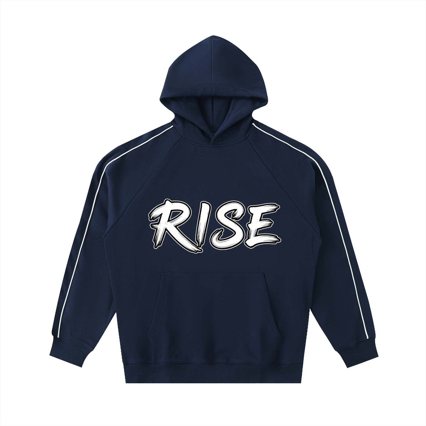 Contrast Piping Hoodie - Elevate Your Grind