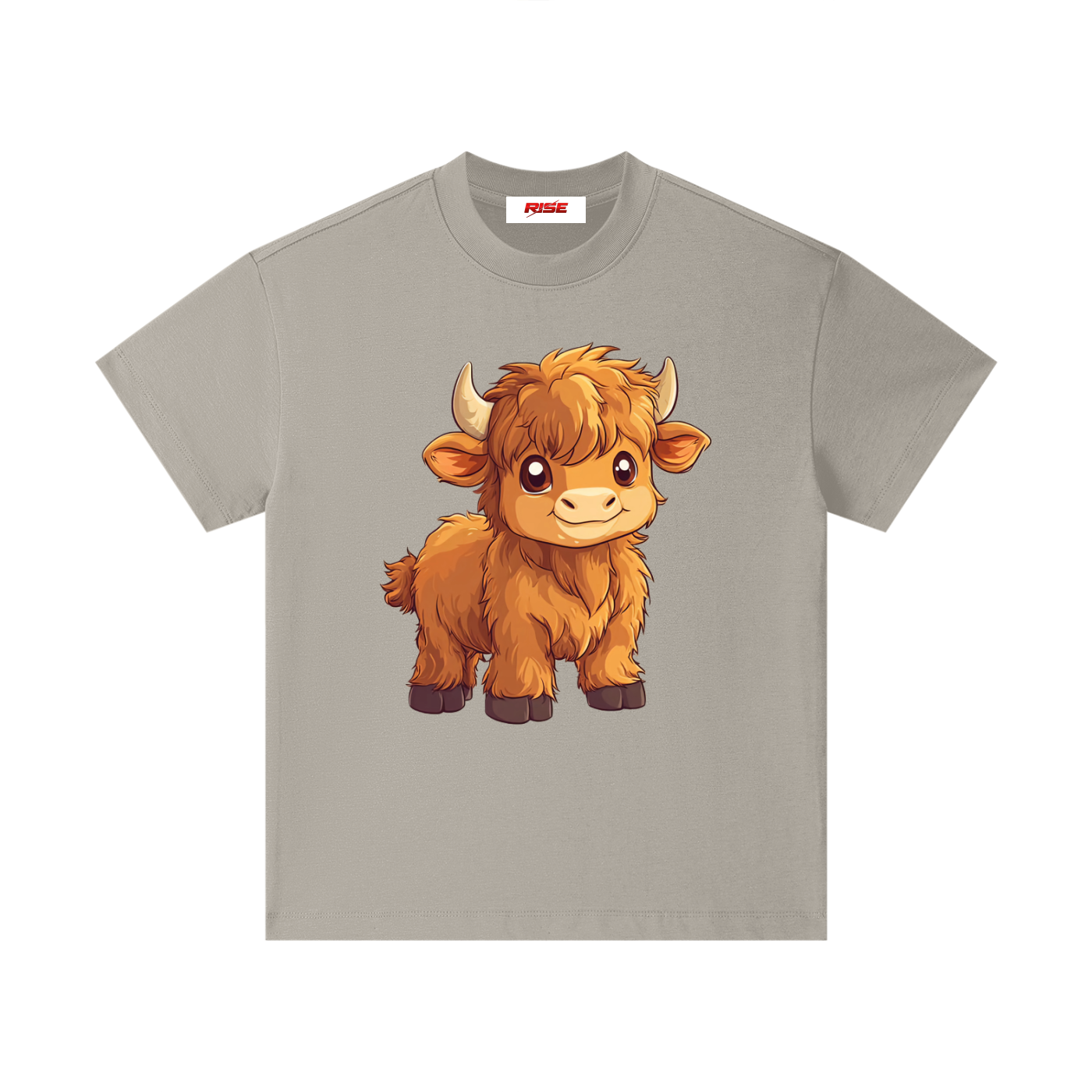 Kids Cotton Essential T-Shirt - Highland Cow