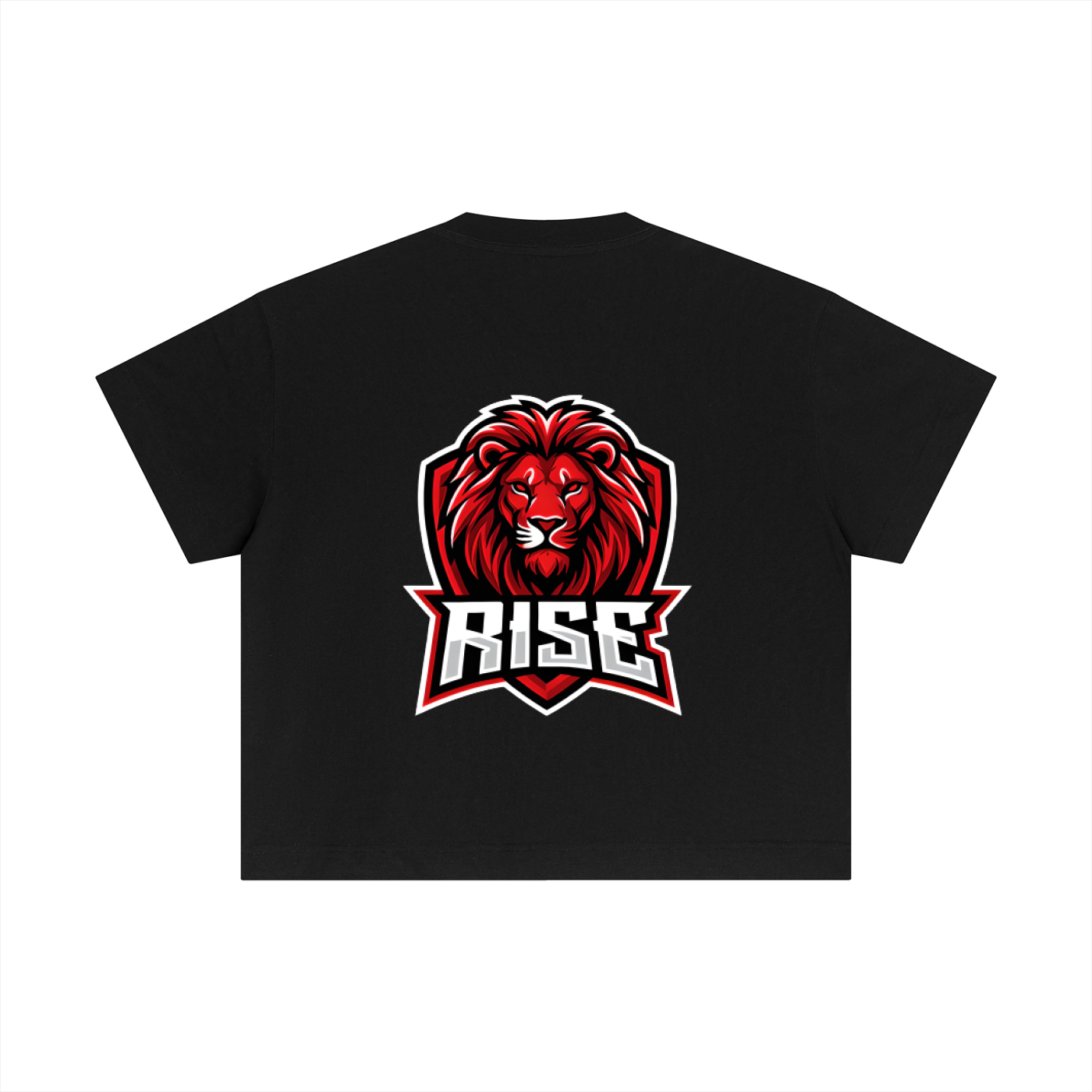 Essential Cotton Boxy T-Shirt - Lion Crest