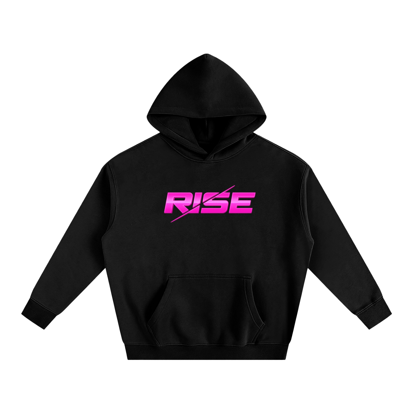 Oversize Fleeced Hoodie - Pink