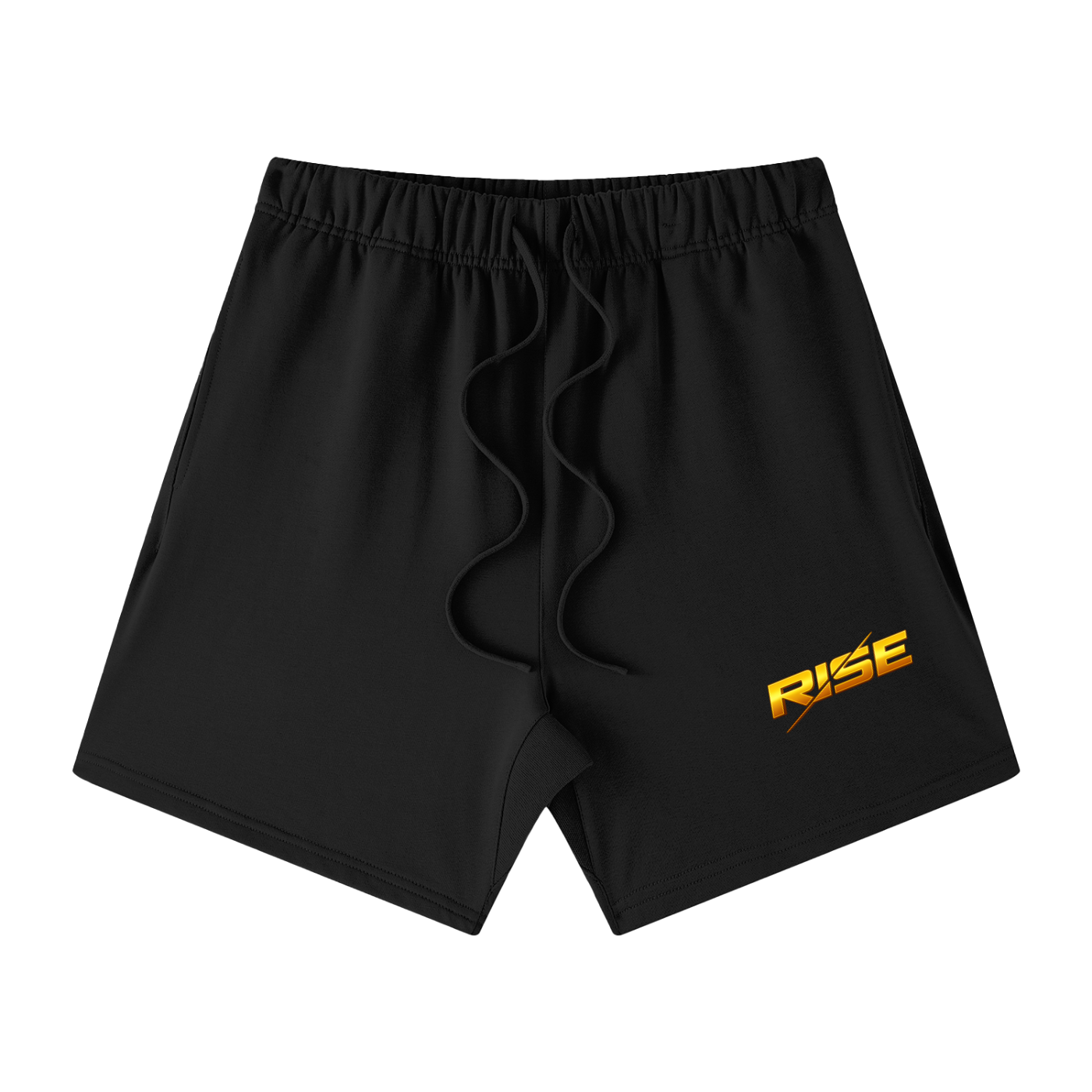 Men's Loose Fit Cotton Shorts - Gold