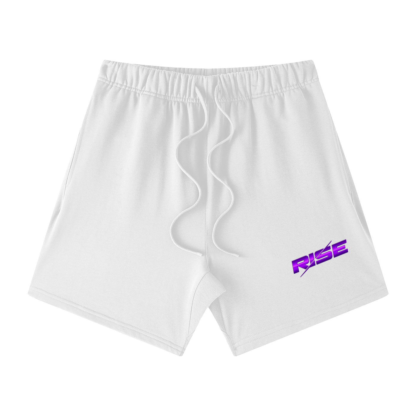 Men's Loose Fit Cotton Shorts - Purple