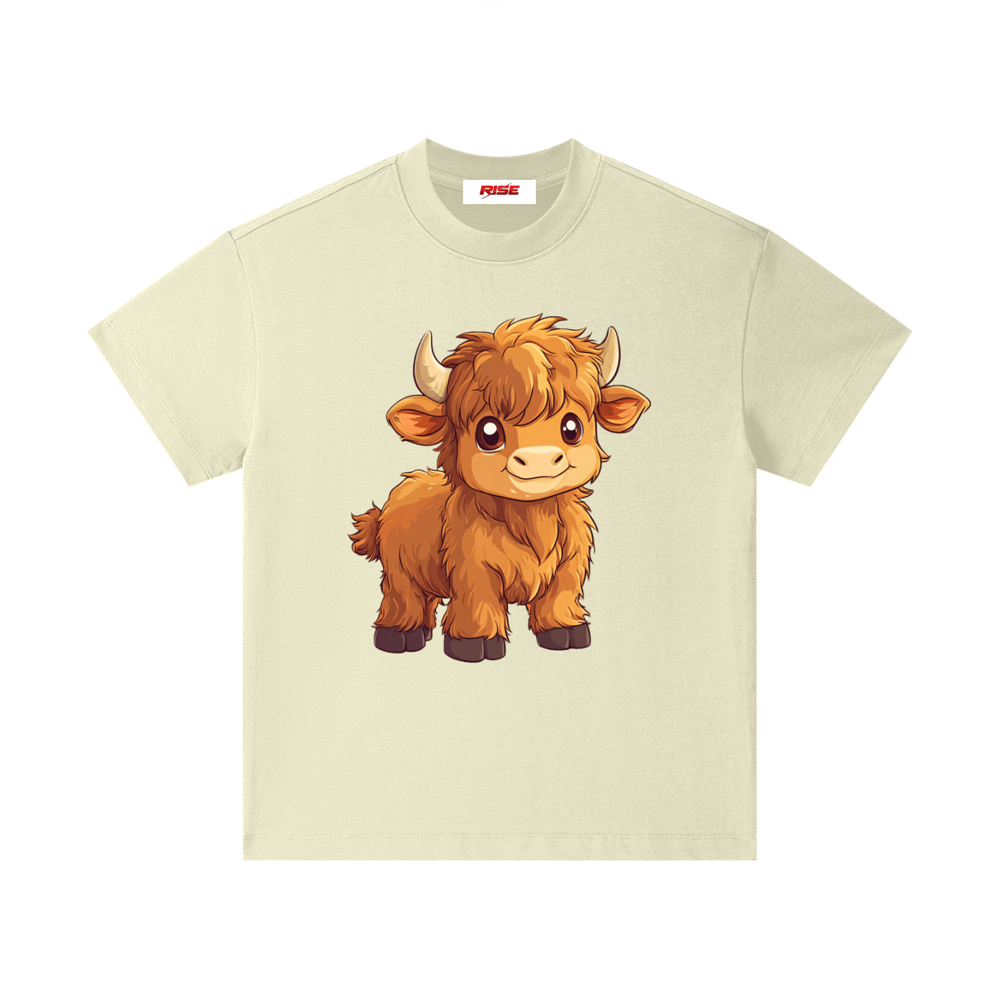 Kids Cotton Essential T-Shirt - Highland Cow