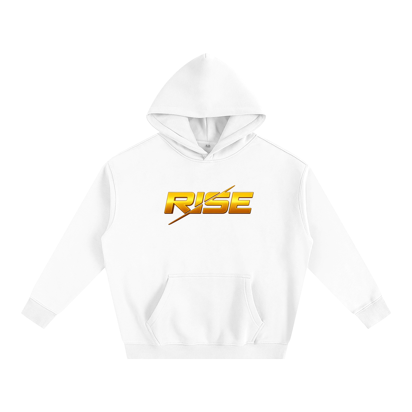 Oversize Fleeced Hoodie - Gold