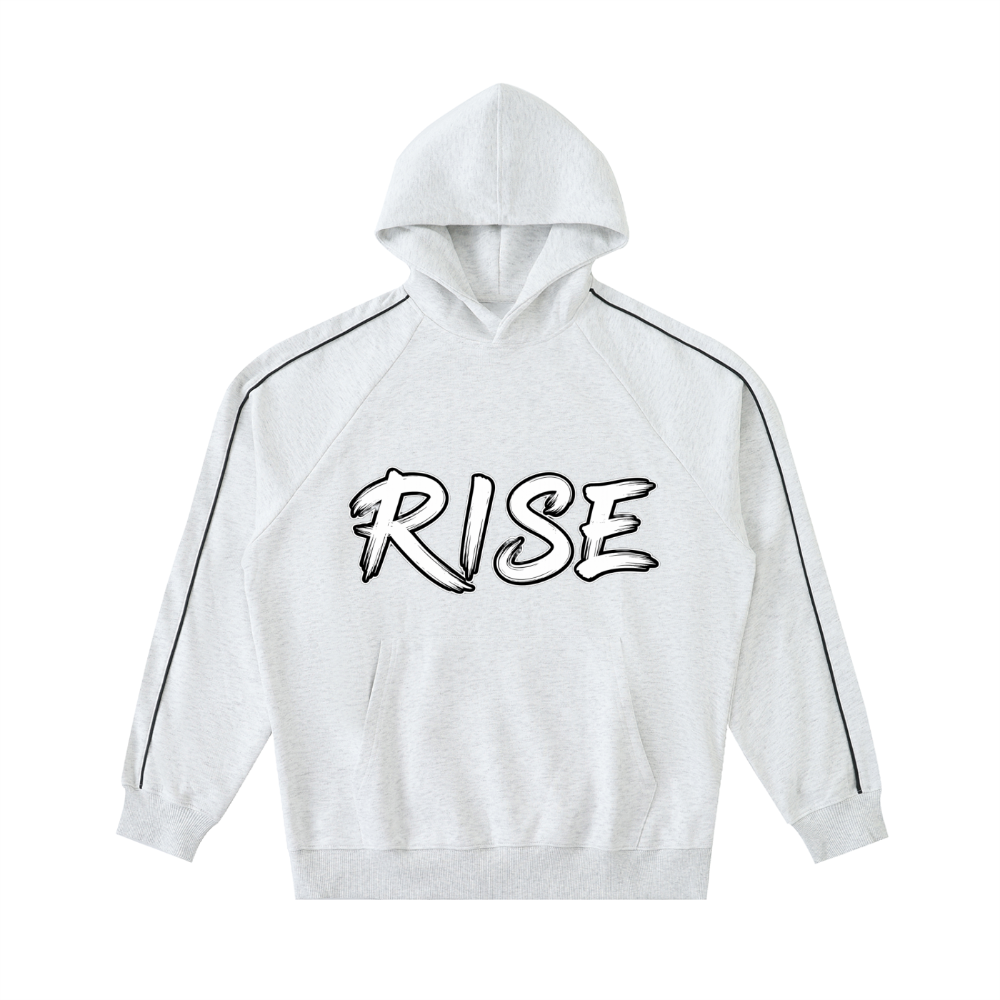 Contrast Piping Hoodie - Elevate Your Grind