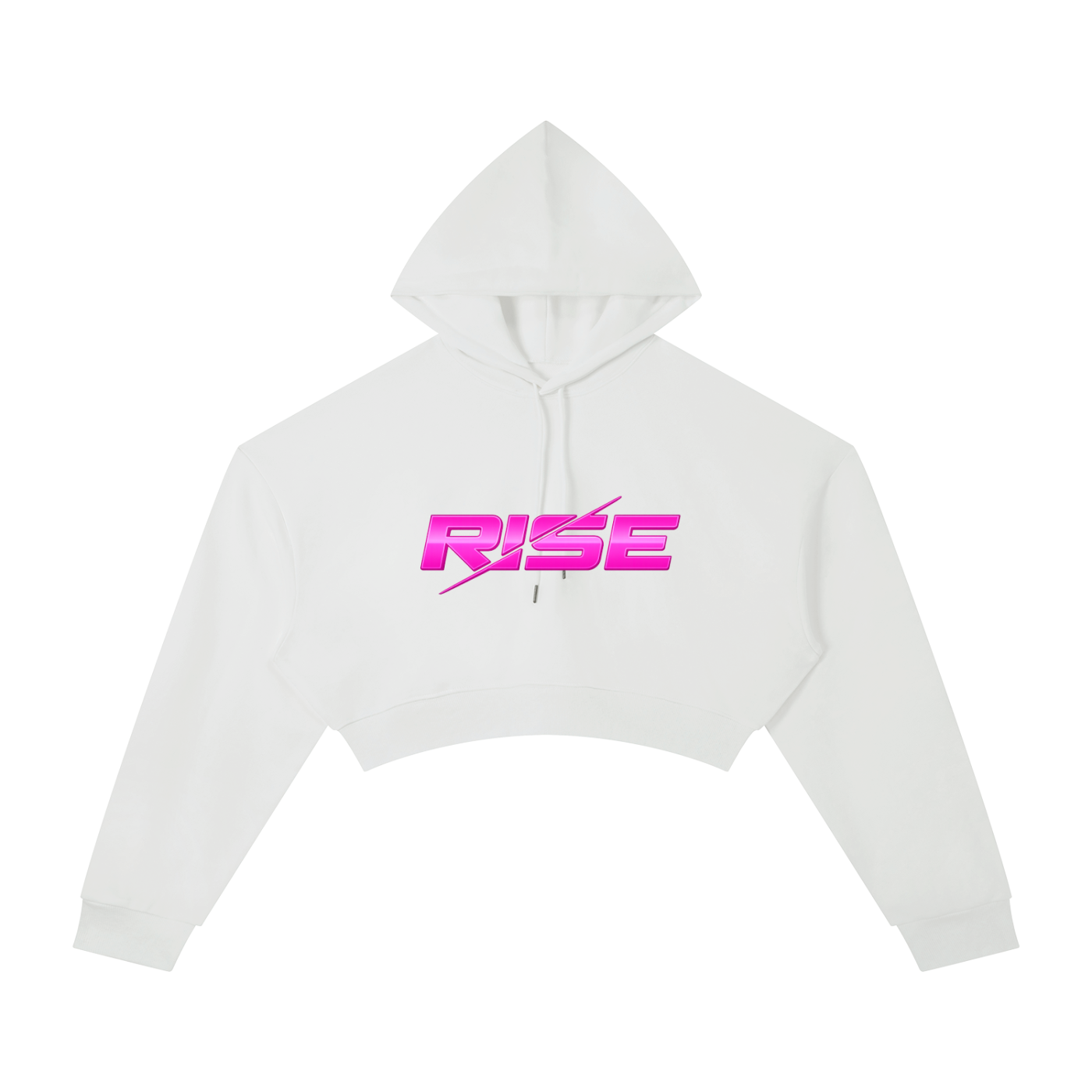 Rise Women's Cropped Hoodie - Pink