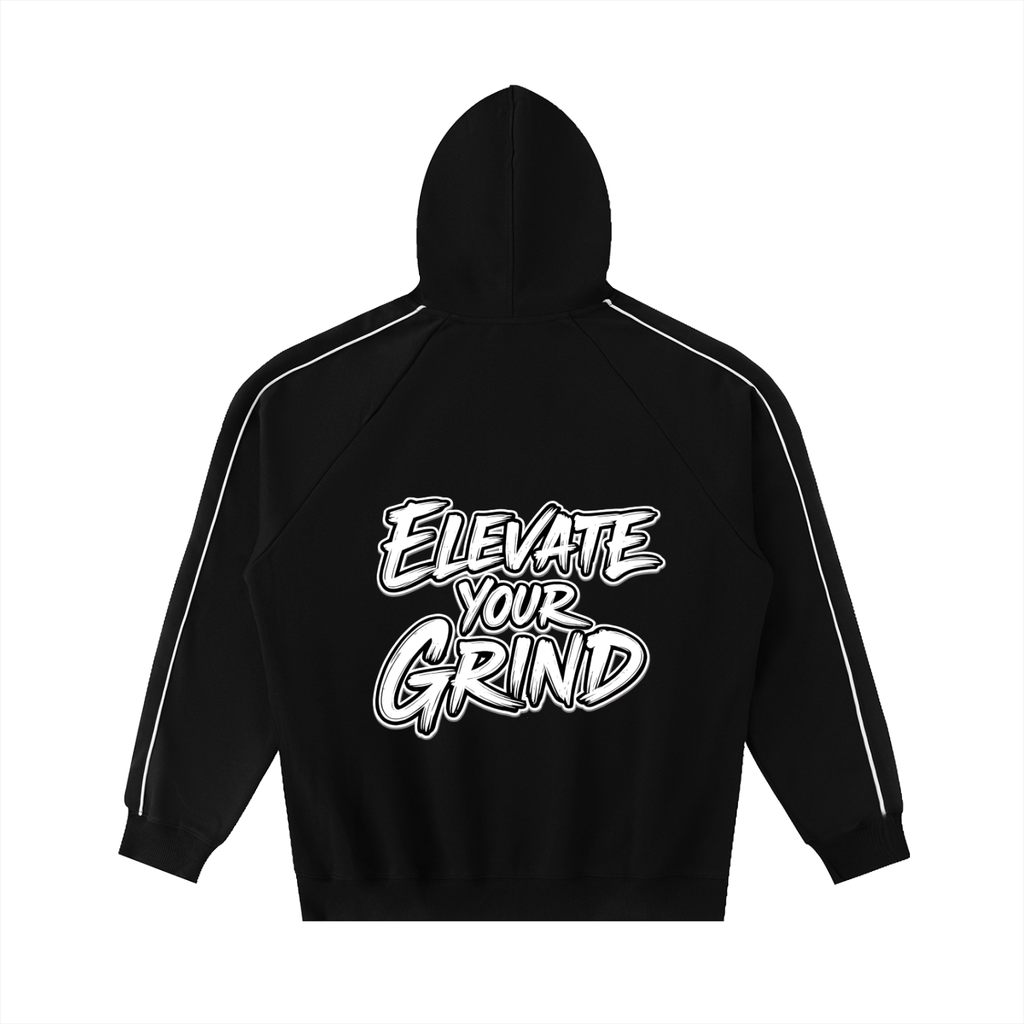 Contrast Piping Hoodie - Elevate Your Grind