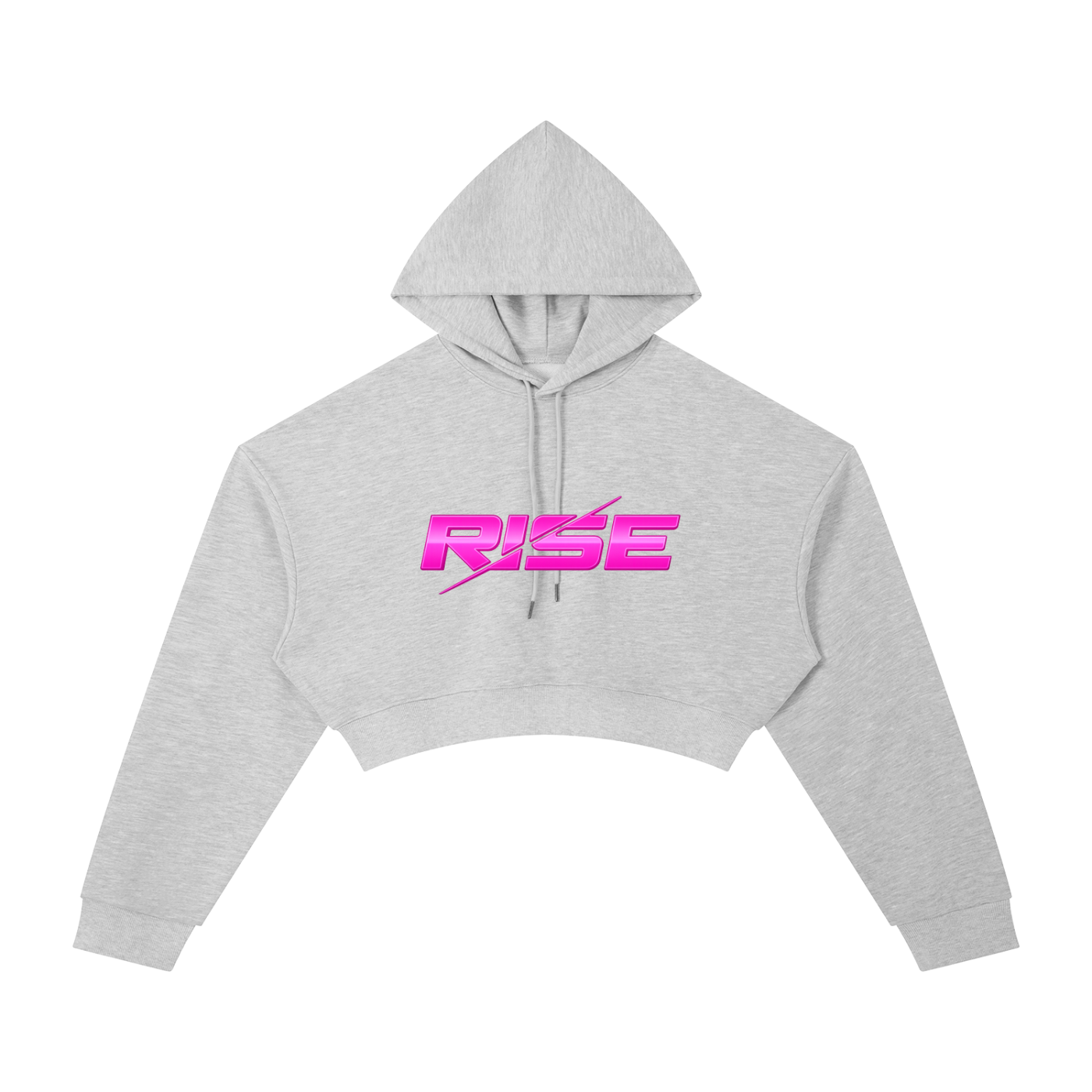 Rise Women's Cropped Hoodie - Pink
