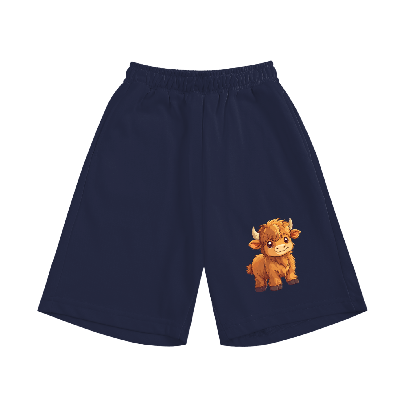 Kids Essential Shorts - Hihgland Cow