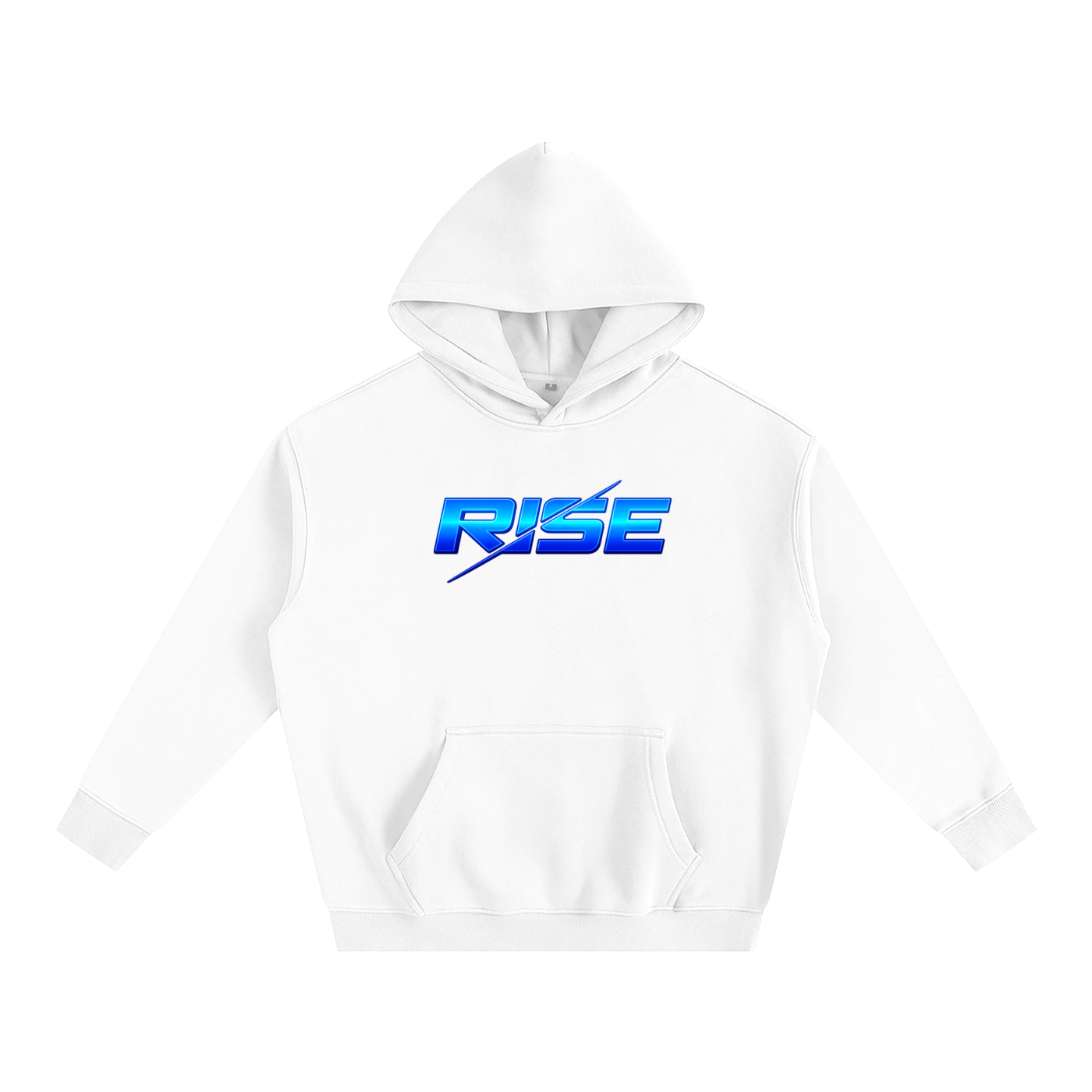 Oversize Fleeced Hoodie - Blue