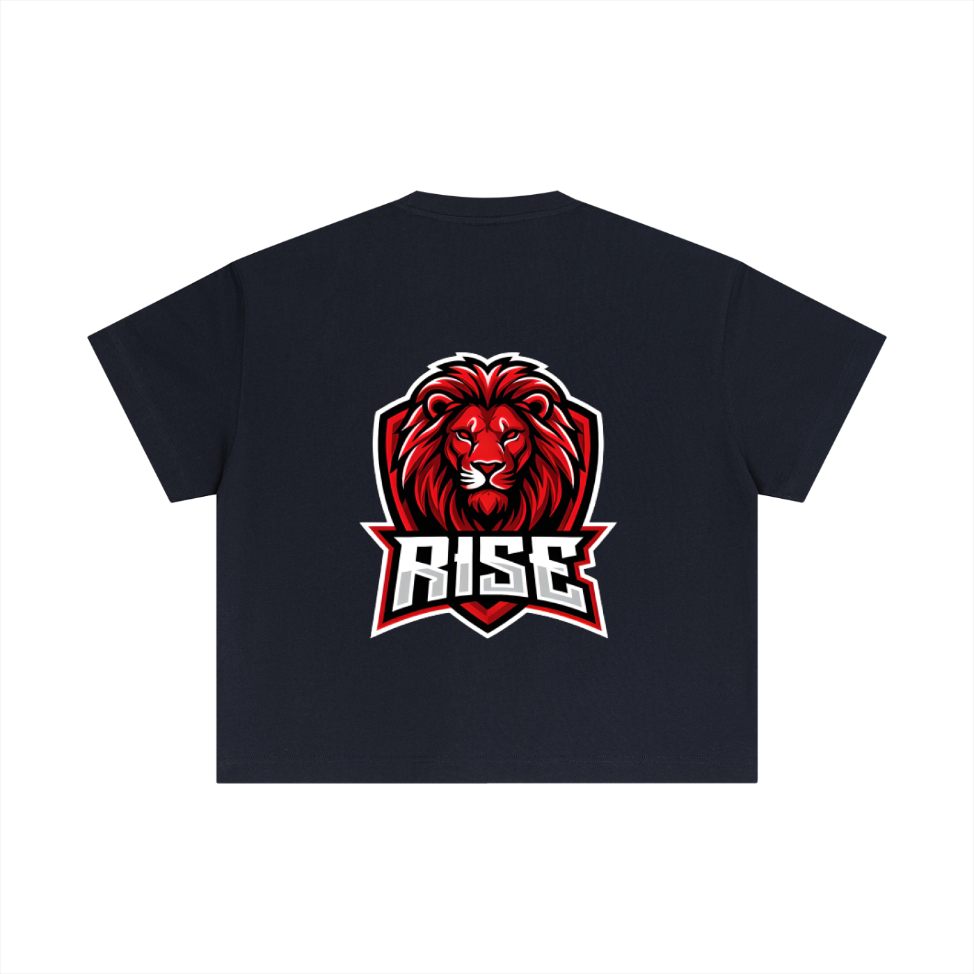 Essential Cotton Boxy T-Shirt - Lion Crest
