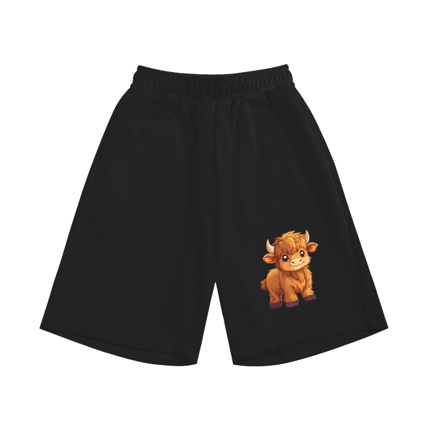 Kids Essential Shorts - Hihgland Cow