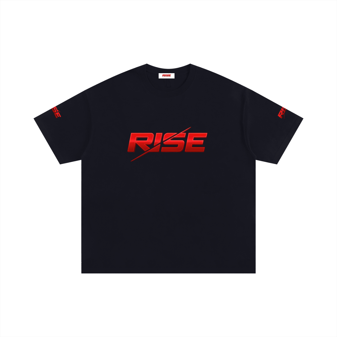 Rise Oversized Cotton T-Shirt - Red